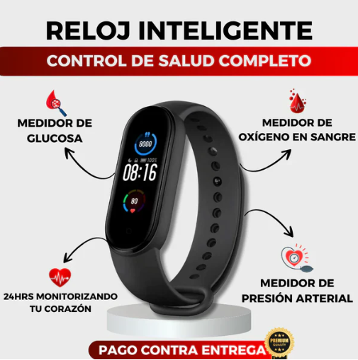 Reloj Inteligente con Medidor de Salud Completo - Envío gratis