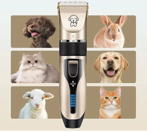 Trimmer Eléctrico para Perros y Gatos - Silencioso, Recargable y Profesional en Casa