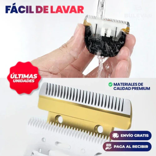 Trimmer Eléctrico para Perros y Gatos - Silencioso, Recargable y Profesional en Casa