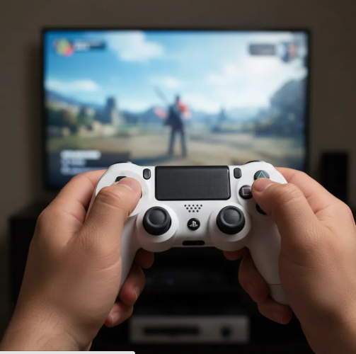 Joystick Ps4 Sony con cable de carga