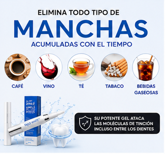 Tratamiento Blanqueador DENTAL! Con polvo quitamanchas de regalo!