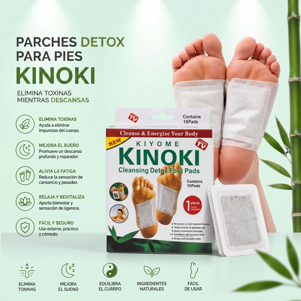 Parches desintoxicante para pies KINOKI ORIGINAL